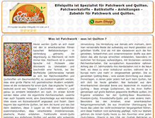 Tablet Screenshot of eifelquilts.de